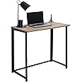House of Home Space Saving Folding Desk, Compact Foldable Computer Desk for Small Spaces, Easy Assembly, Durable Industrial Style Desk for Home Office, Study, Writing, Arts and Crafts