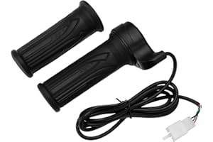 Be In Your Mind 1 Par Manijas Acelerador Velocidad Giro Bicicleta Eléctrica A Prueba Agua 12 V 24 V 36 V 48 V Y 72 V para Manillares 7/8 Pulgadas (22 Mm) Scooter Bicicleta Eléctrica