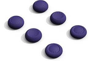 SAVAGE RAVEN by Skull & Co. Skin, CQC Thumb Grip Set Joystick Cap Analog Stick Cap for Nintendo Switch 2 Joy-con Controller - Galactic Purple, 3 Pairs(6pcs)