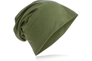 Miobo Slouch Beanie - Gorro largo para hombre y mujer, color liso