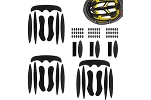 DURANTEY Almohadillas Casco Bici, 3 Kit de Almohadillas Casco Ciclismo EVA Acolchado para Casco de Bicicleta Espuma para Casco de Bicicleta Universal Recambio Almohadillas Casco Bici para Protección