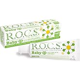 R.O.C.S. Baby 0-3 Yaş Papatya &Ouml;zl&uuml; Flor&uuml;rs&uuml;z Bebek Diş Macunu (1 x 45 g)