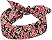 Produktbild Küstenluder TIERRA Vintage Floral ROSES Pin Up Nickituch BANDANA Rockabilly