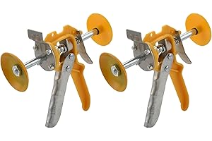 Wobekuy 2 Teiliges Fliesennivellierungs System Nivellier GerrT Wandfliesenpflaster Ortungs Werkzeug Clip Clip Bodeninstallation Fliesenausrichtungs Werkzeug