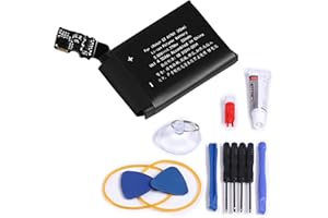 SHAWOROCE Akku A1761 Kompatibel mit Apple iWatch Watch Series 2 S2 42mm A1757 A1758 A1761 A1817 Wiederaufladbare Li-ION Li-Polymer Batterie 3,80V 334mAh (S2-42mm-A1761)