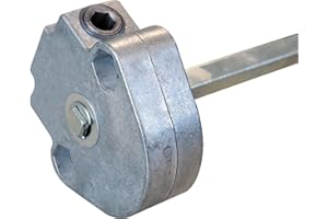 EMPYR Treuil Geiger 6P7 sans Fin de Course – Carré 8 mm Mâle pour Volet Roulant Bubendorff - Treuil Manuel Robuste pour Réparation ou Rénovation de Volet Roulant à Manivelle