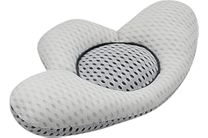 IPENNY Sleeping Lumbar Pillow Lumbar Support Pillow 3D Lower Back Memory Foam Orthopaedic Lumbar Pillow Bed Supports Pillow Waist Sciatica Pain Relief for Bed Rest Side Back and Abdominal Temples