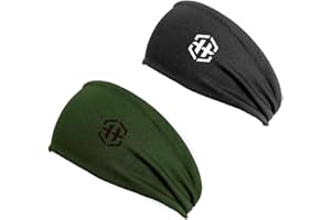 Hypefit Diademas Deportivas Extensible Unisex, Bandas de Pelo Entrenamiento, Turbante Deportivo, Apta para Running, Fitness, Yoga, Crossfit, Ciclismo