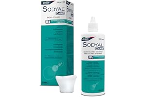 Sodyal Care Bagno Oculare per l’igiene e l’idratazione dell'occhio. Con Acido ialuronico, Eufrasia, Elicriso e Camomilla - 250 ml + Occhiera inclusa