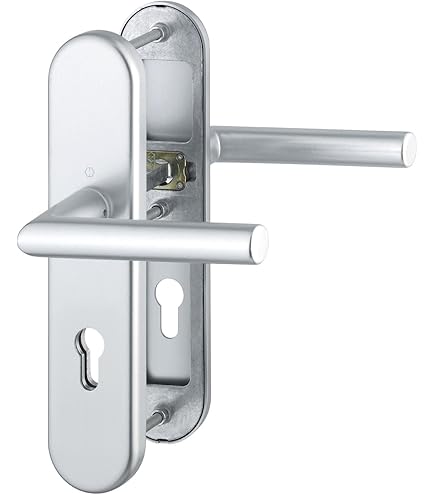 Hoppe Amsterdam – 3898215 Security Door Handle Fitting DIN Standard Spacing 92 Mm Long Plate Cylinder Lock - View #12