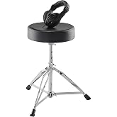 Alesis Drum Essentials Bundle - Davul Taburesi ve Kulak &Uuml;st&uuml; Kulaklıklar İ&ccedil;eren Komple Elektronik Davul Seti Aksesuar Paketi