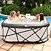 Produktbild Whirlpool In-Outdoor Pool Bubble Spa Wellness Massage Heizung aufblasbar 185x185cm 6 Personen 132 Massagedüsen digitale Steuerung Soho