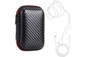 XENQITO 1Pcs Kabeltasche, Elektronische Tasche, Festplatten Tasche，Elektronik Tasche Organizer Für 2,5 Zoll Festplatten und SSD, Robust Tasche Hülle für Portable Portable SSD Externe Festplatte