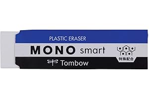 Tombow Mono Smart Eraser, 9g, White, Rectangular, PVC, Finest Erasing
