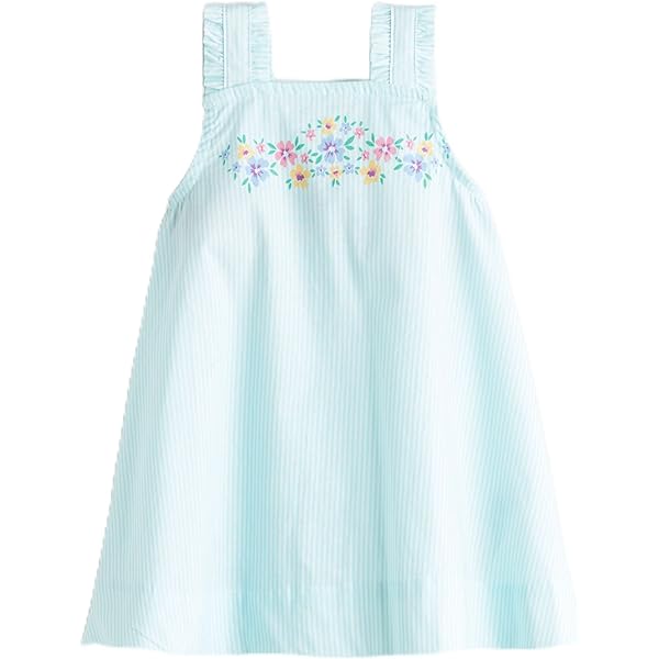 LC WAIKIKI Crew Neck Floral Baby Girl Dress 7-8 Years Ecru: Buy Online at  Best Price in Egypt - Souq is now Amazon.eg