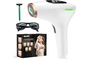 NALONE Pulserande ljus epilator, smärtfri laserepilator för kvinnor och män, professionella IPL 5-energinivåer, 99 900 blixtar IPL-pulserande ljus för kropp, armhålor, bikini