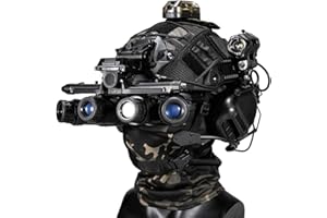 AQzxdc Caschi Fast Paintball, con Cuffia Tattica e Modelli Telescopici, Visiera e Occhiali di Protezione, Torcia Elettrica, Luce Lampeggiante, Supporto NVG, per Airsoft Shooting