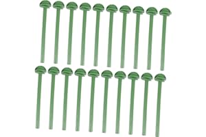 MEZOKUCEL 20 Pezzi Palo in Piedi Per Uccelli Trespolo Per Uccelli in Plastica Posatoio Per Il Riposo Del Pappagallo Posatoi Per Gabbie Per Uccelli Uccello Abito Stand Gabbia Per Uccelli (plastica)