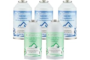 AIRCONTOPUP.COM Car Aircon Air Con 3 Top Up 2 Leak Stopper Recharge Refill Regas DIY Gas Cans