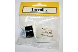 Turrall Fly-Tying Thread Pre-Waxed: Black