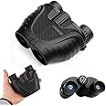 Funito Binoculars 12x25 for Adults,Waterproof Binoculars with Low Light Night Vision, Durable & Clear Binoculars for Sightseeing,Concerts and Bird Watching