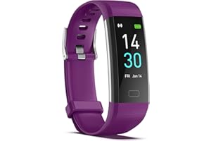 Septoui Montre Connectée Femme Homme, Montre Sport Podomètre Fitness Tracker d'Activité Sommeil Fréquence Cardiaque Tension Artérielle SpO2 Calories Smartwatch IP68 Etanche Bracelet Connecté