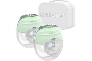 KISSBOBO sacaleches electricos,ligero delgado,con lo esencial para la lactancia materna, ideal para mamás,para amigos y parejas, set de regalo(Verde 2 piezas)