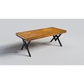 NTConcept Veni Doğal Ahşap Yemek Masası - AMZ-maym0060 (85 x 120 cm)