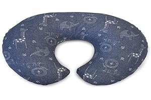 Chicco Boppy Coussin d'Allaitement pour Bébés 0+ Mois, Forme Ergonomique avec Insert Miracle Middle, Coussin Enfant et Nid Bébé pour l'Allaitement et le Biberon