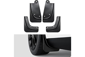 BASENOR 2025 2026 Tesla Model Y, błotniki, bez wiercenia, bez taśmy, TPE, ochraniacze na każdą pogodę, akcesoria zewnętrzne (zestaw 4 szt.)