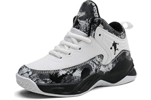 Geymxzik Basketballschuhe für Jungen Kinder Turnschuhe Outdoor Basketballschuhe für Mädchen Jungen Sportschuhe Leicht Atmungsaktive Turnschuhe Sneaker Walkingschuhe