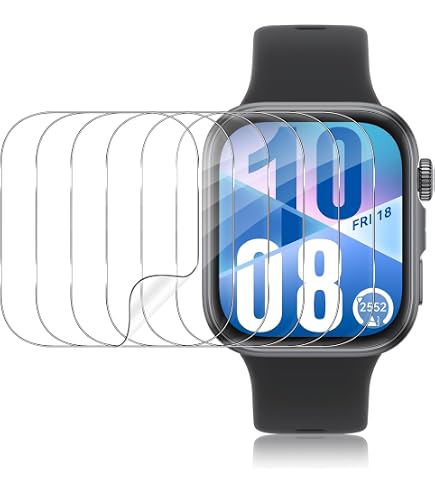 iDaPro [4Pcs Vetro Temperato per Garmin Swim 2 Swimming Pellicola Protettiva+[4Pcs] tappi