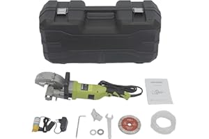 FERMOIRPER Ranuradora, 4000 W, cortadora de surco de pared, ranura de 37 mm, ancho 33 mm, ranuradora de hormigón, 5 hojas de sierra