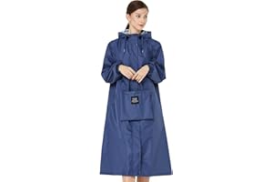 LHHMZ Women Waterproof Rain Poncho Lightweight Outdoor Rain Jacket Windbreaker Packable Long Rain Jacket Rainwear