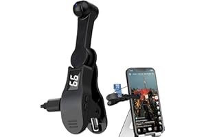 ANNRYBOR Automatischer Clicker für iPhone iPad, einstellbare Geschwindigkeit, physischer Klicker, digitales Display, Clicker für Android iOS, geeignet für Gaming, Belohnungsaufgaben