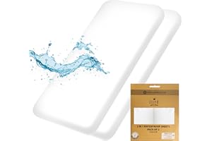 Lilly Belly Cot Bed Sheets | Waterproof Crib Sheets in Luxurious White Cotton | Ensuring Tranquil and Cozy Nights of Sweet Sleep with Cot Sheets 140 x 70 Fitted.