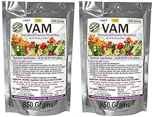 TSR Garden Store Organic VAM Vesicular Arbuscular Mycorrhizal bio Fertilizer 1.7 Kg (850g + 850g)