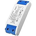 LED Transformer 12 V, LED Transformer 1-15 W, 230 V to 12 V 5 a LED Power Supply Driver, No LED Flicker, LED Transformer AC to DC Switches Low Voltage Transformer, for Mr11 G4 Mr16 Gu5.3 LED Bulbs