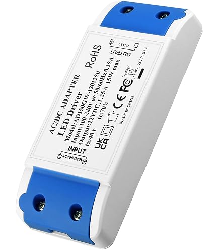 Alimentation à Découpage 15W 12V 1,25A - Boîtier Alliage Aluminium, Dissipation Thermique - Pour Bande LED, Automatisation