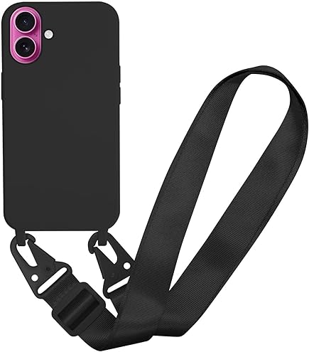 Custodia IPhone 16 Con Cordino | TPU Silicone Morbido | Antiurto E Antigraffio - Foto 4