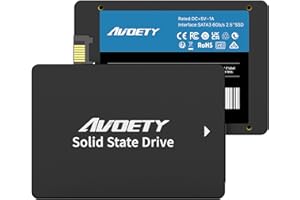 AVOETY SSD SATA III 2,5"– SSD 256 GB Velocità di lettura 550 MB/s, Internal Solid State Drive 3D NAND per Prestazioni più veloci su PC/desktop e laptop (AS550)