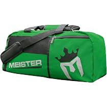 Meister Sporttasche Wandelbar | Belüftet, Als Duffel Oder Rucksack Nutzbar – 66x30,5x30,5 Cm, Ideal Als Handgepäck | Schwarz/Electric Green