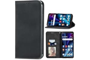 BaiFu Gentle Leather Case for Motorola Moto G54 5G, Magnetic Closure Wallet Case for Motorola Moto G54 5G Cover-01