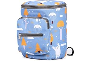 IUDWCG 1 Pcs Isoliertasche Babyflasche, Flaschenwärmer Baby unterwegs, lang anhaltende Isolierung, großes Fassungsvermögen, geeignet für die meisten Flaschen, geeignet für Kinderwagen