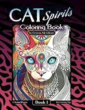 Cat Spirits Coloring Book