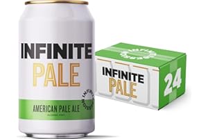Infinite Session - Alcohol Free Beer - Pale Ale - Case of 24 x 330ml cans - Gluten-Free, Vegan - 36 calories per can - Award Winning Craft Beer - Brewed in the UK