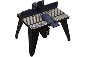 FERM Stół frezarski – uniwersalny: płyta podłogowa Ø 162 mm – wytrzymała i stabilna konstrukcja aluminiowa