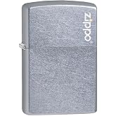 Zippo Regular Street Chrome Dik Logo &Ccedil;akmak