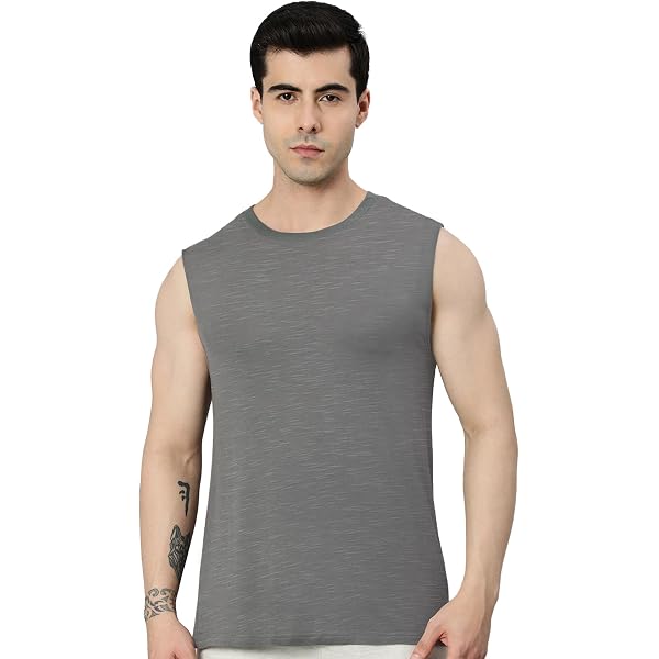 Gilet Da Ciclismo Senza Maniche Uomo | Maglia Traspirante Base Layer Beige (Wulibike)