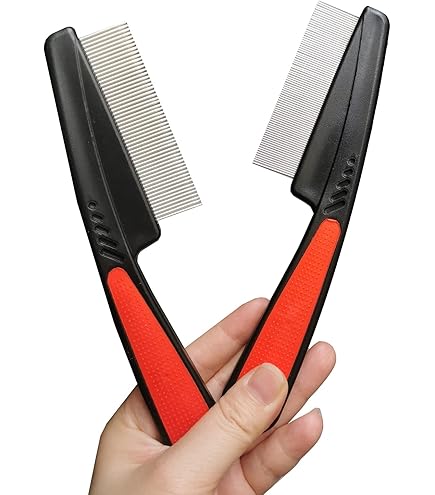 Healeved Dandruff Brush Psoriasis Comb Grooming Tool Scalp Comb Fine Tooth Scalp Psoriasis Sebum Stainless Steel Dandruff Removal Thin Hair For Kids And Adults